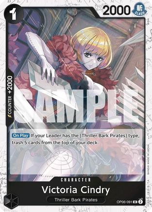 Victoria Cindry (Jolly Roger Foil) (OP06-091) - Booster Premium - Le meilleur - Foil