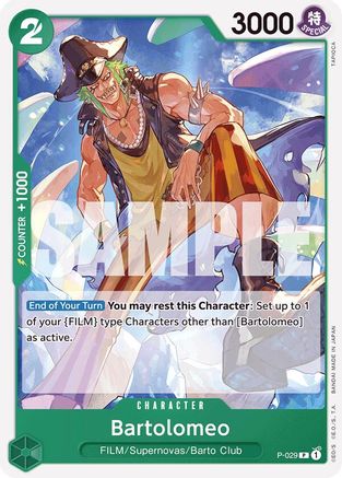 Bartolomeo (P-029) (Réimpression) (P-029) - Booster Premium - Le Meilleur -