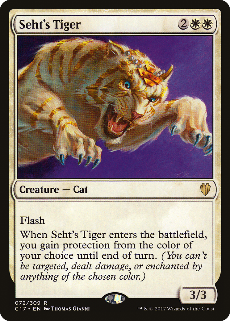 Seht's Tiger (C17-072) - Commander 2017