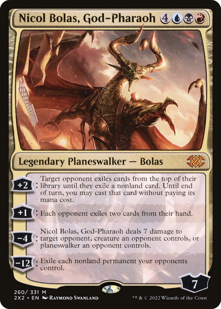 Nicol Bolas, God-Pharaoh (2X2-260) - Double Masters 2022