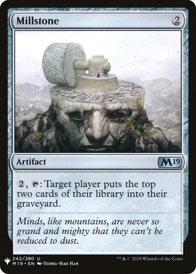 Millstone (M19) (LIST-M19-242) - The List