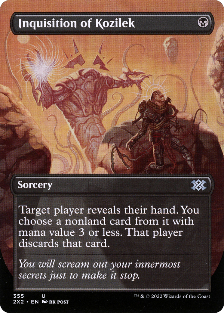 Inquisition de Kozilek (2X2-355) - Double Masters 2022 (sans bordure) Foil