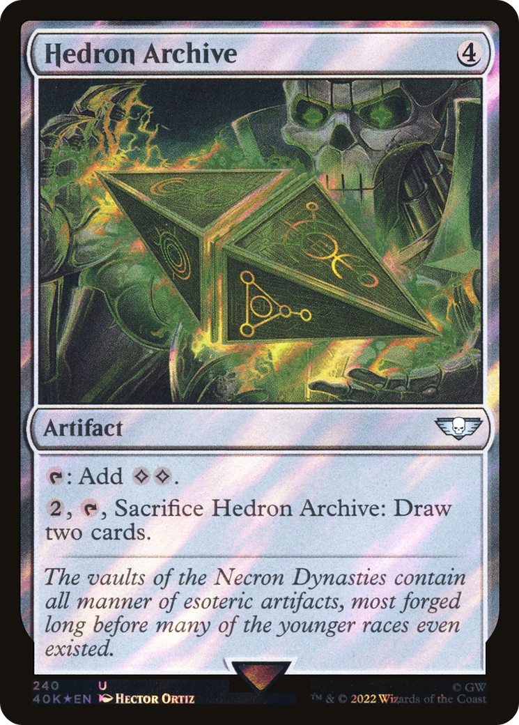 Archives Hedron (40K-240★) - Commander Foil de Warhammer 40,000