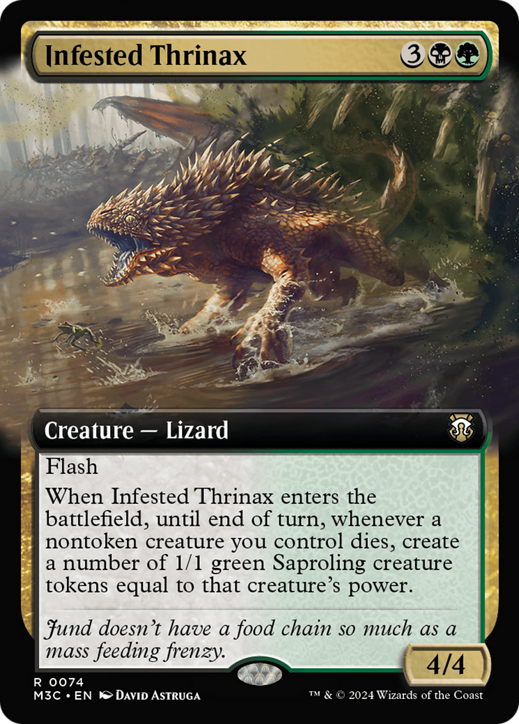 Thrinax infesté (M3C-074) - Modern Horizons 3 Commander : (Extended Art) Foil
