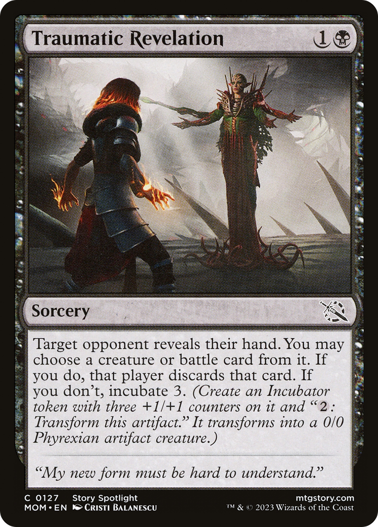 Traumatic Revelation (MOM-127) - March of the Machine Foil