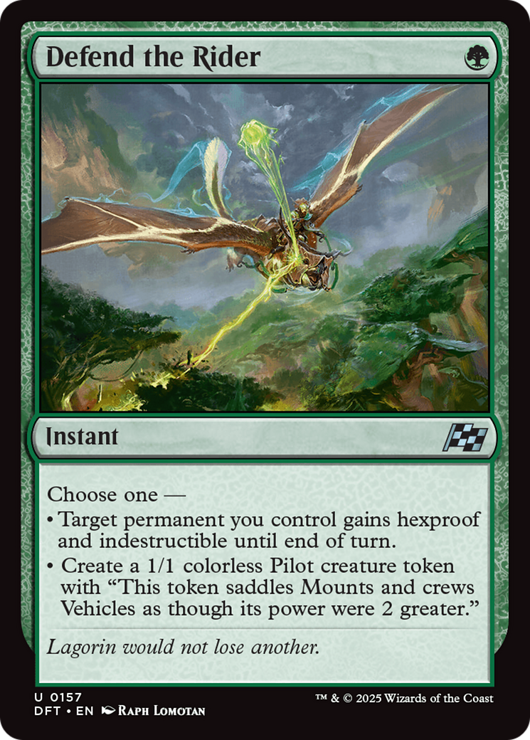 Défendez le Cavalier (-157) - Aetherdrift Foil