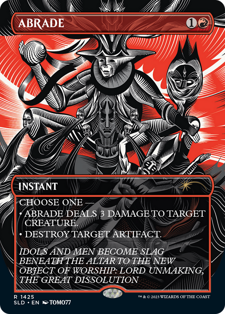 Abrade (SLD-1425) - Secret Lair Drop : (Full Art) Foil