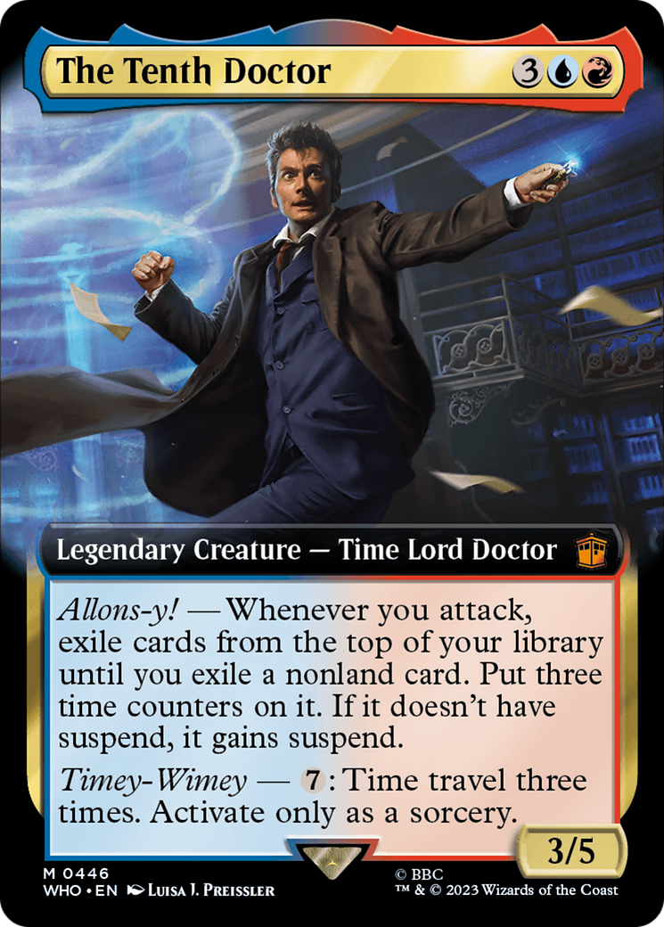 Le Dixième Docteur (WHO-446) - Doctor Who : (Extended Art) Foil