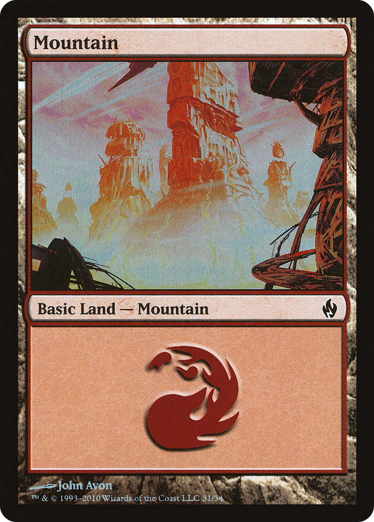 Mountain (31) (PD2-031) - Premium Deck Series: Fire and Lightning Foil