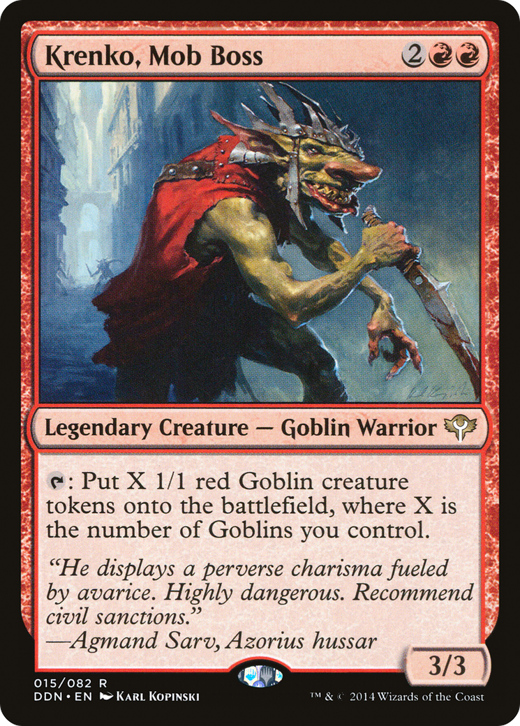 Krenko, chef de la mafia (DDN-015) - Duel Decks : Vitesse contre Ruse