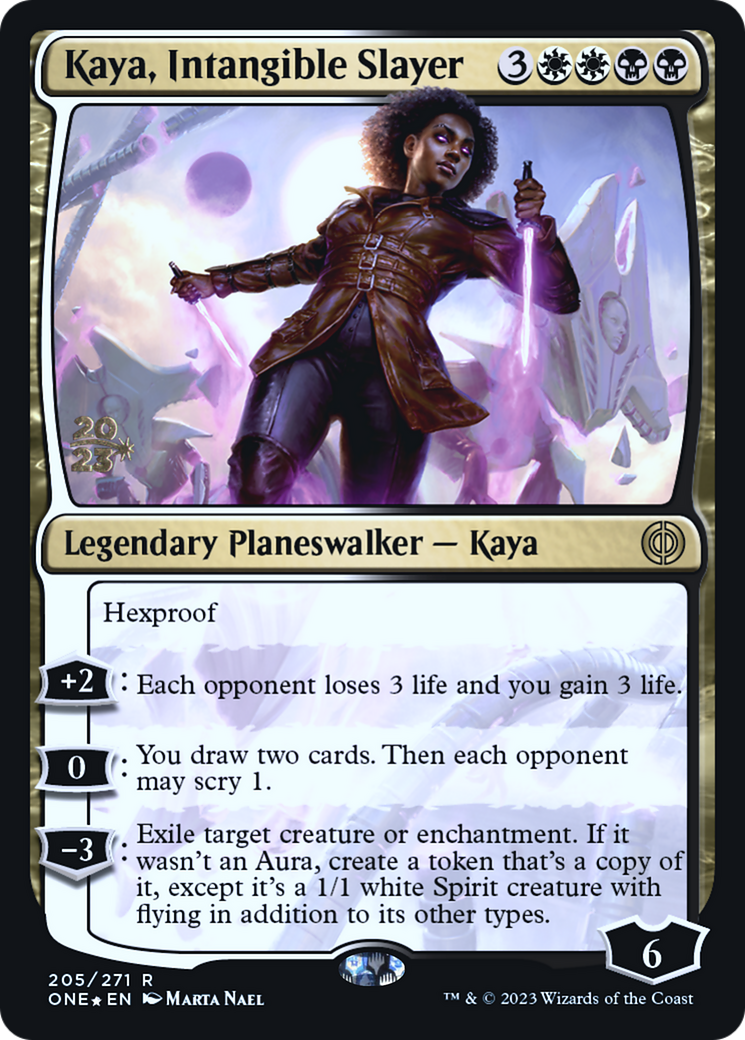 Kaya, tueuse intangible (PONE-205S) - Promotion Phyrexia : All Will Be One