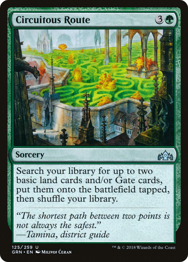 Route détournée (GRN-125) - Guildes de Ravnica