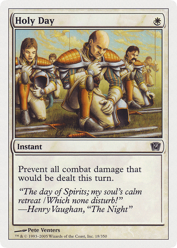 Holy Day (9ED-018) - Ninth Edition