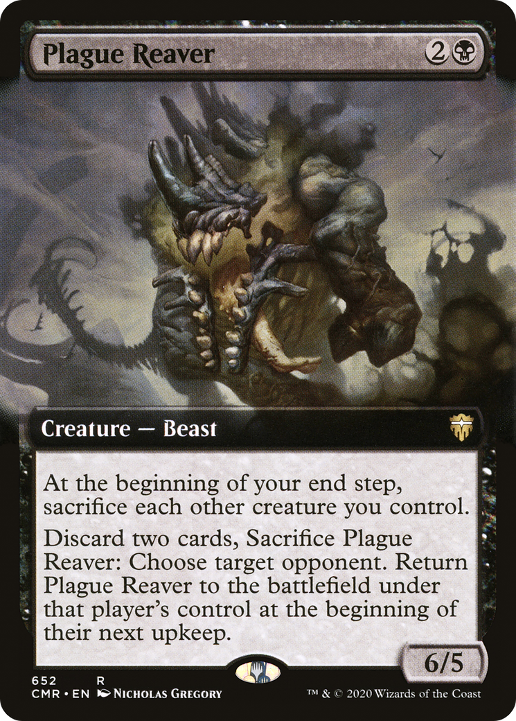 Plague Reaver (Extended Art) (CMR-652) - Commander Legends: (Extended Art) Foil