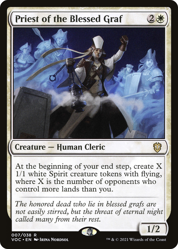 Priest of the Blessed Graf (VOC-007) - Crimson Vow Commander