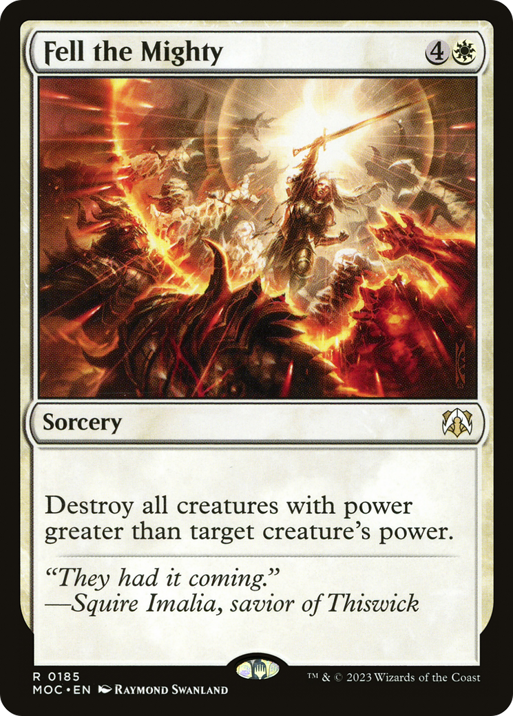 Fell the Mighty (MOC-185) - March of the Machine Commander