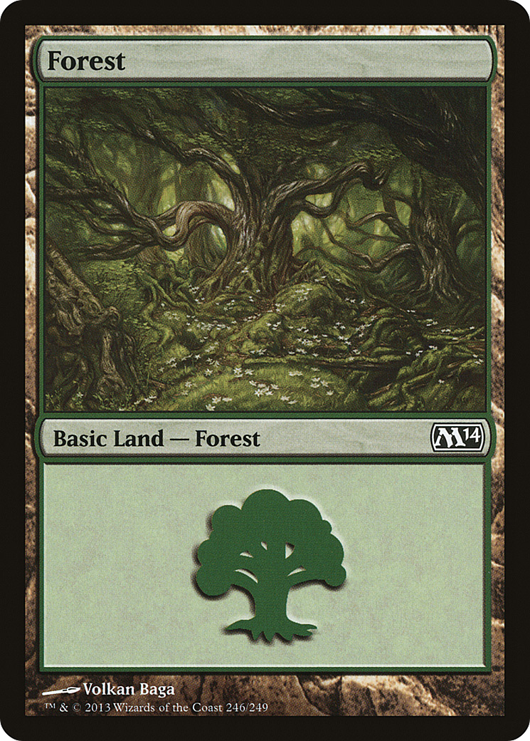 Forêt (M14-246) - Magic 2014 Foil
