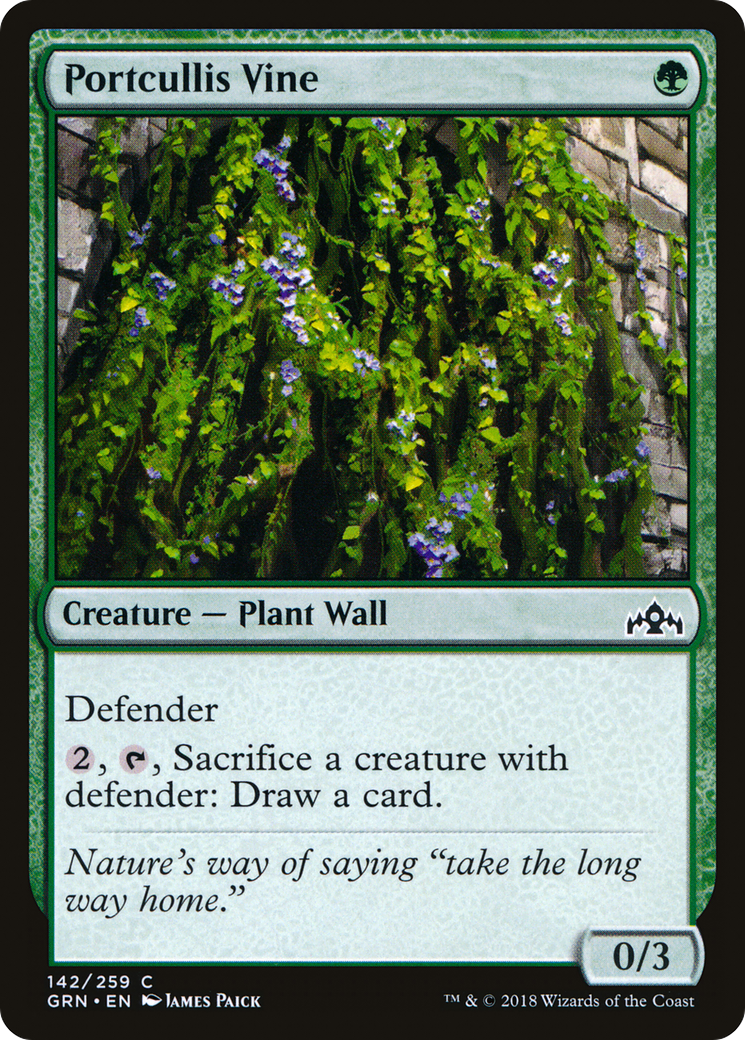 Portcullis Vine (GRN-142) - Guildes de Ravnica Foil
