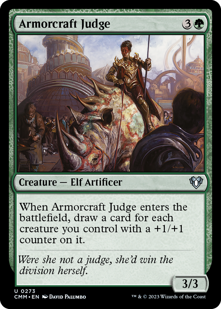 Juge d'Armorcraft (CMM-273) - Commandant Masters Foil