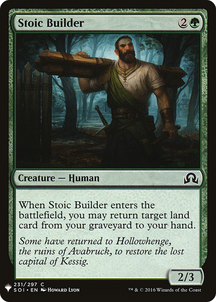 Stoic Builder (LIST-SOI-231) - The List