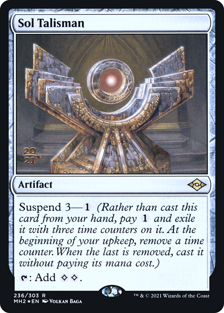 Sol Talisman (PMH2-236S) - Promotions Modern Horizons 2