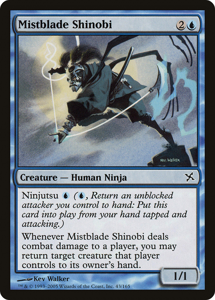 Mistblade Shinobi (BOK-043) - Betrayers of Kamigawa Foil