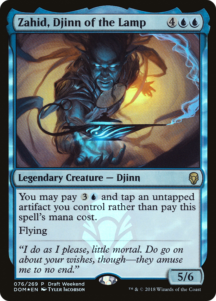 Zahid, Djinn de la Lampe (PDOM-076) - Dominaria Promos Foil