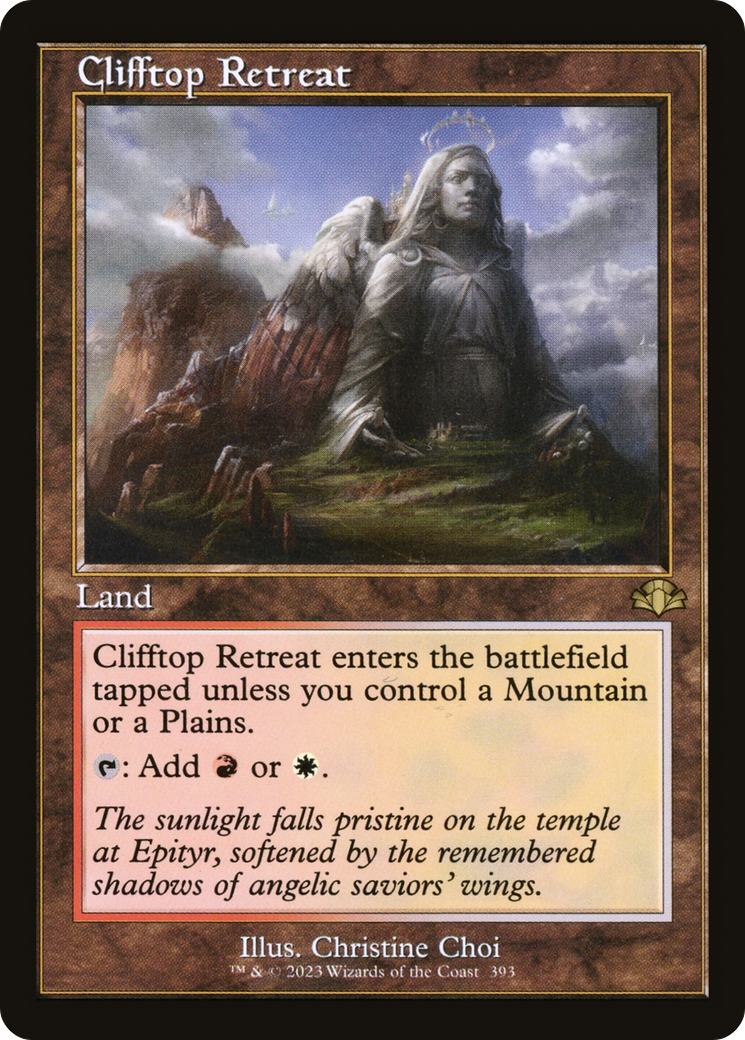 Clifftop Retreat (DMR-393) - Dominaria Remastered (version finale)