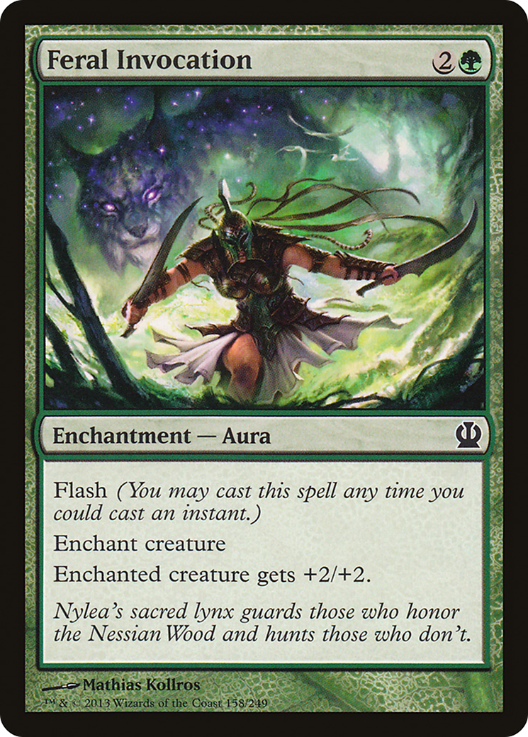 Invocation sauvage (THS-158) - Theros Foil