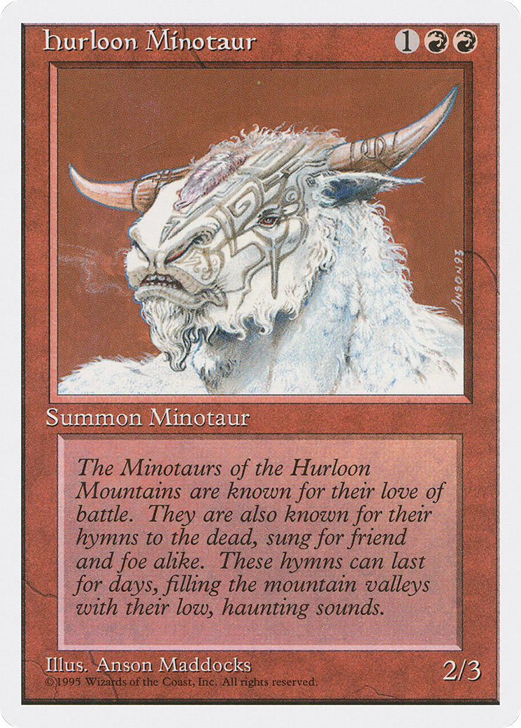 Hurloon Minotaur (4ED-202) - Quatrième édition