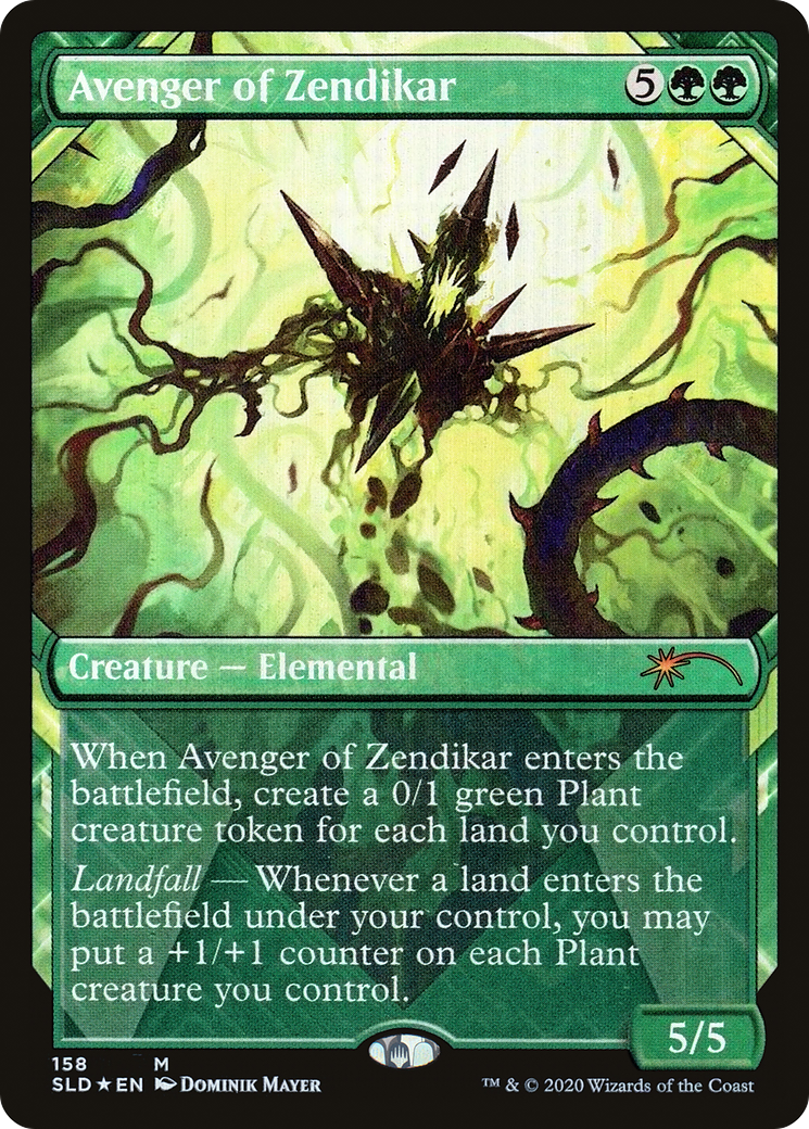 Avenger of Zendikar (SLD-158) - Butin Secret Lair : (Vitrine) Feuille