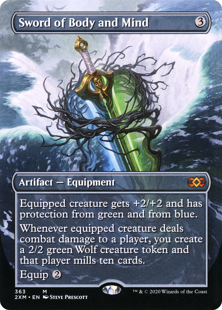 Sword of Body and Mind (Borderless) (2XM-363) - Double Masters (Borderless)
