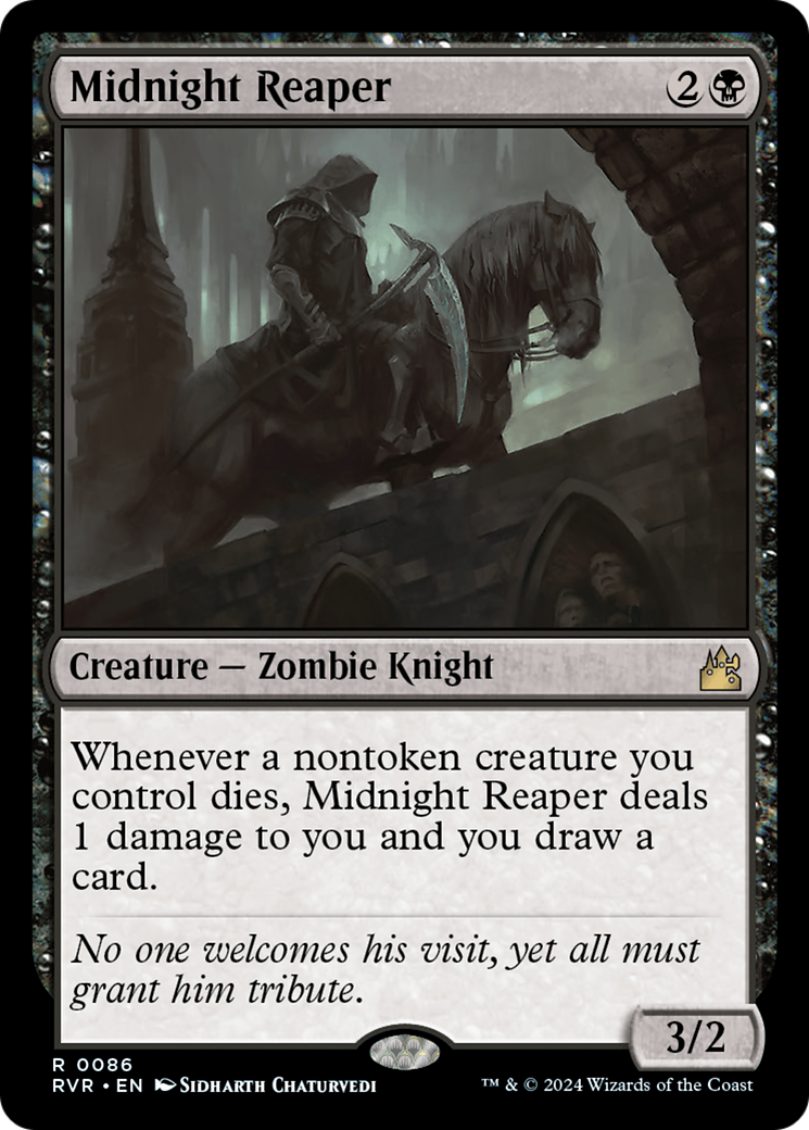 Midnight Reaper (RVR-086) - Ravnica Remasterisé