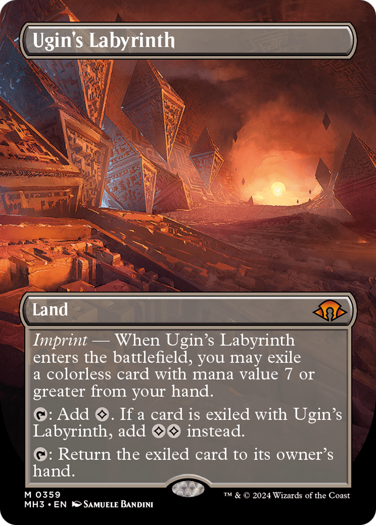 Ugin's Labyrinth (Borderless) (MH3-359) - Modern Horizons 3 (Borderless)