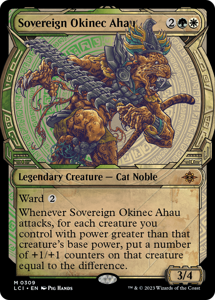 Sovereign Okinec Ahau (Showcase) (LCI-309) - The Lost Caverns of Ixalan: (Showcase)