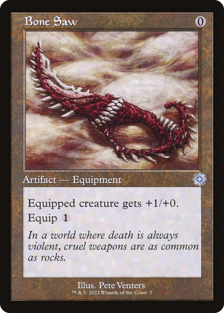Bone Saw (BRR-007) - The Brothers' War Retro Artifacts Foil