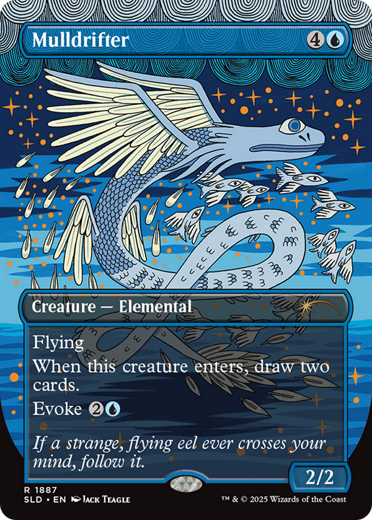 Mulldrifter (SLD-1887) - Secret Lair Drop (Borderless) Foil