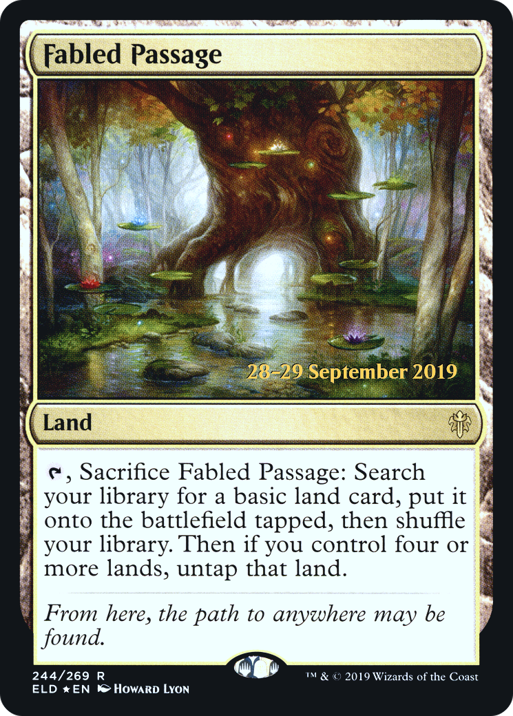 Fabled Passage (ELD) (PRE-244) - Throne of Eldraine Promos Foil