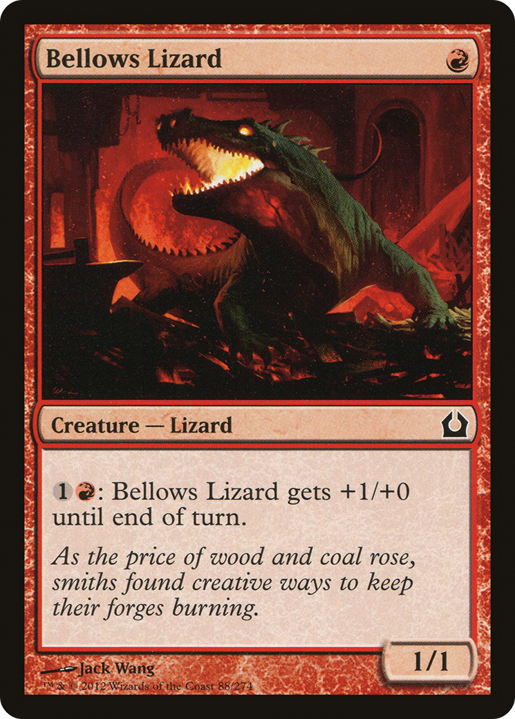 Bellows Lizard (RTR-088) - Return to Ravnica