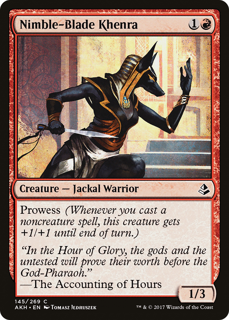 Khenra à lame agile (AKH-145) - Feuille d'Amonkhet