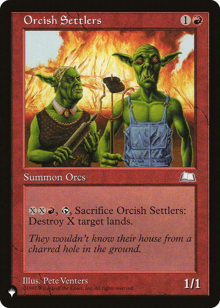 Orcish Settlers (LIST-WTH-112) - The List