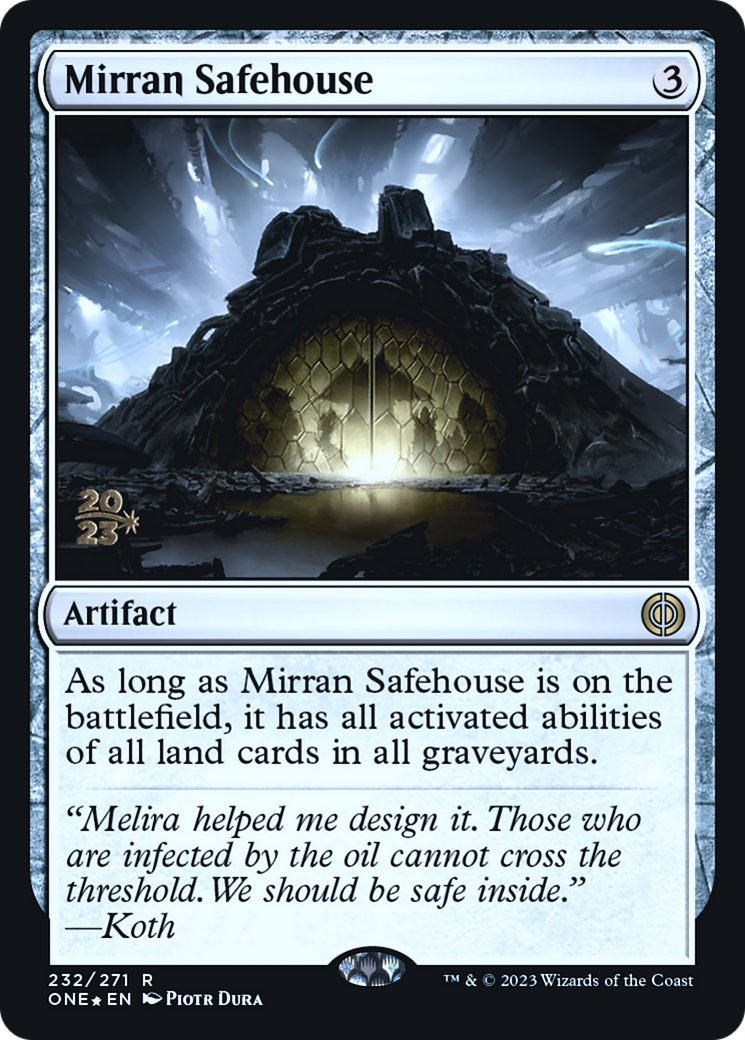 Mirran Safehouse (PRE-232S) - Phyrexia: All Will Be One Promos Foil