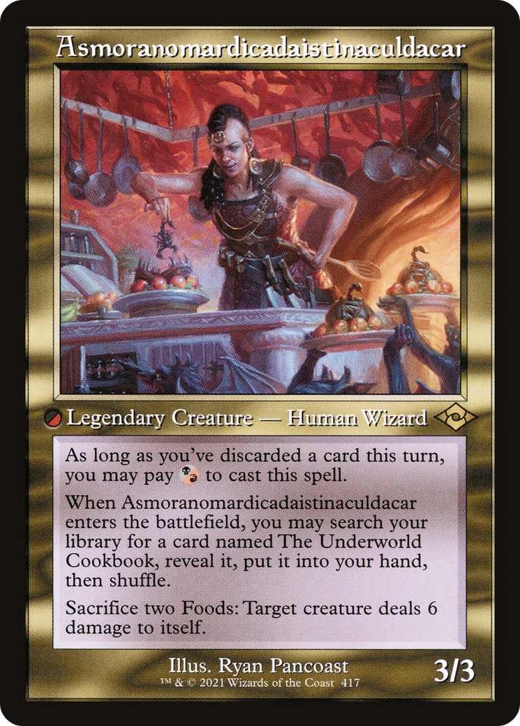 Asmoranomardicadaistinaculdacar (MH2-417) - Feuille gravée Modern Horizons 2