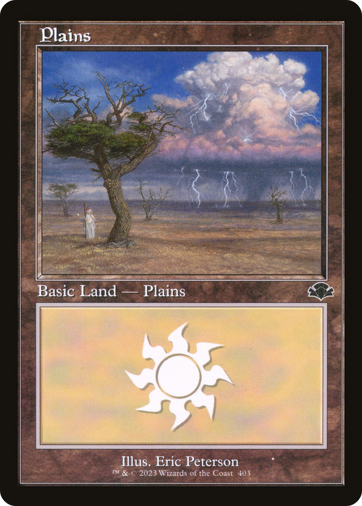 Plains (403) (Retro Frame) (DMR-403) - Dominaria Remastered