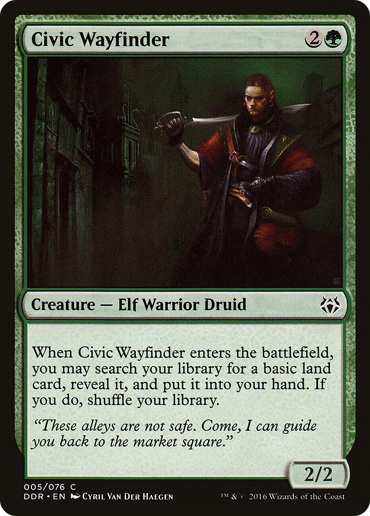 Civic Wayfinder (DDR-005) - Duel Decks : Nissa contre Ob Nixilis
