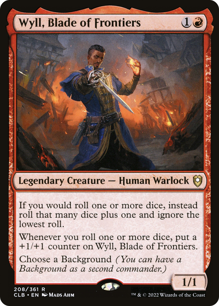 Wyll, Lame des Frontières (CLB-208) - Commander Legends : La Bataille pour Baldur's Gate (version foil)