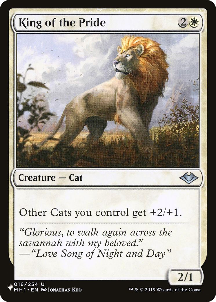 King of the Pride (LIST-MH1-16) - The List