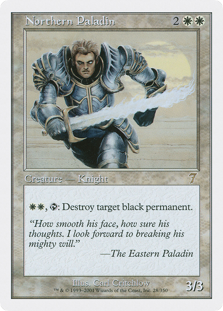 Northern Paladin (7ED-028) - Seventh Edition