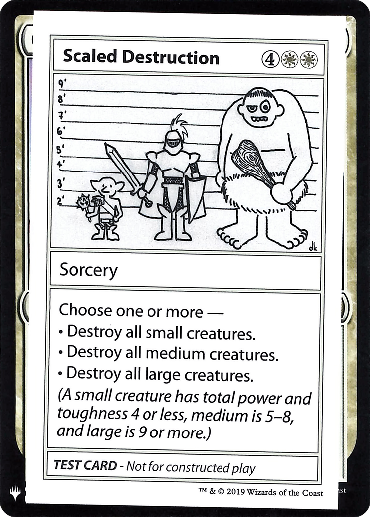Scaled Destruction (CMB1-) - Mystery Booster Playtest Cards 2019