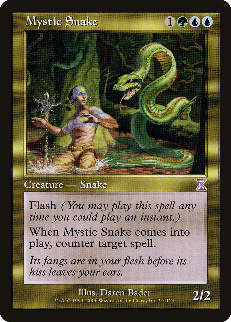 Mystic Snake (TSB-097) - Time Spiral Timeshifted Foil